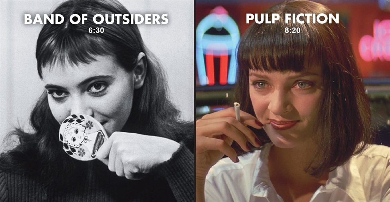 Band of outsiders + pulp fiction.