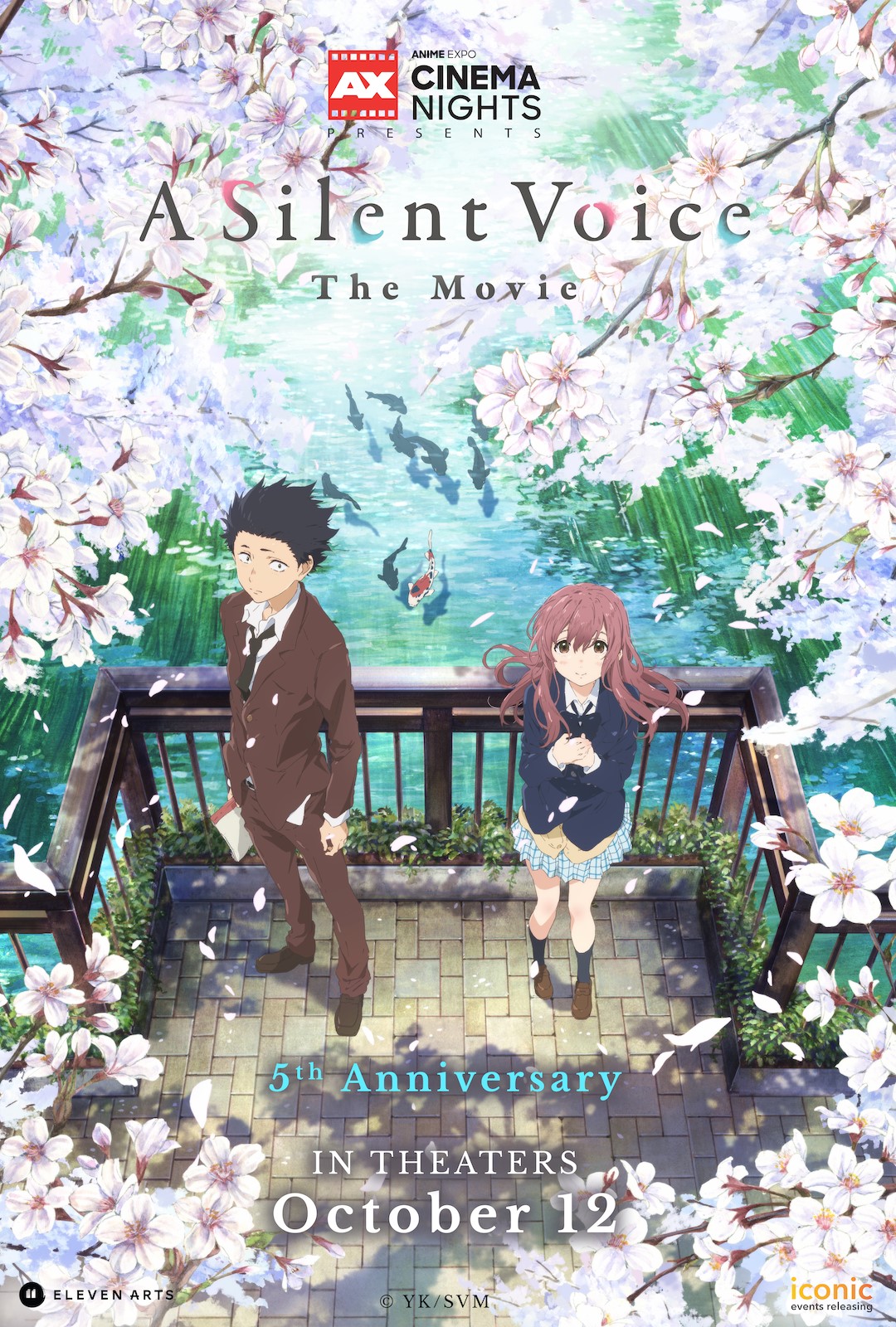 Film poster for A SILENT VOICE: THE MOVIE (2017)