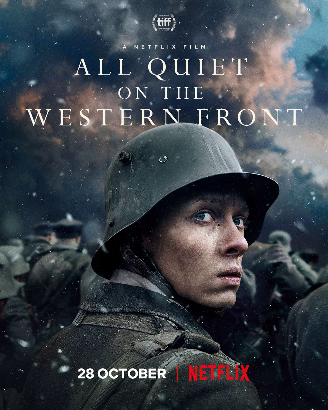 Film poster for ALL QUIET ON THE WESTERN FRONT (2022)