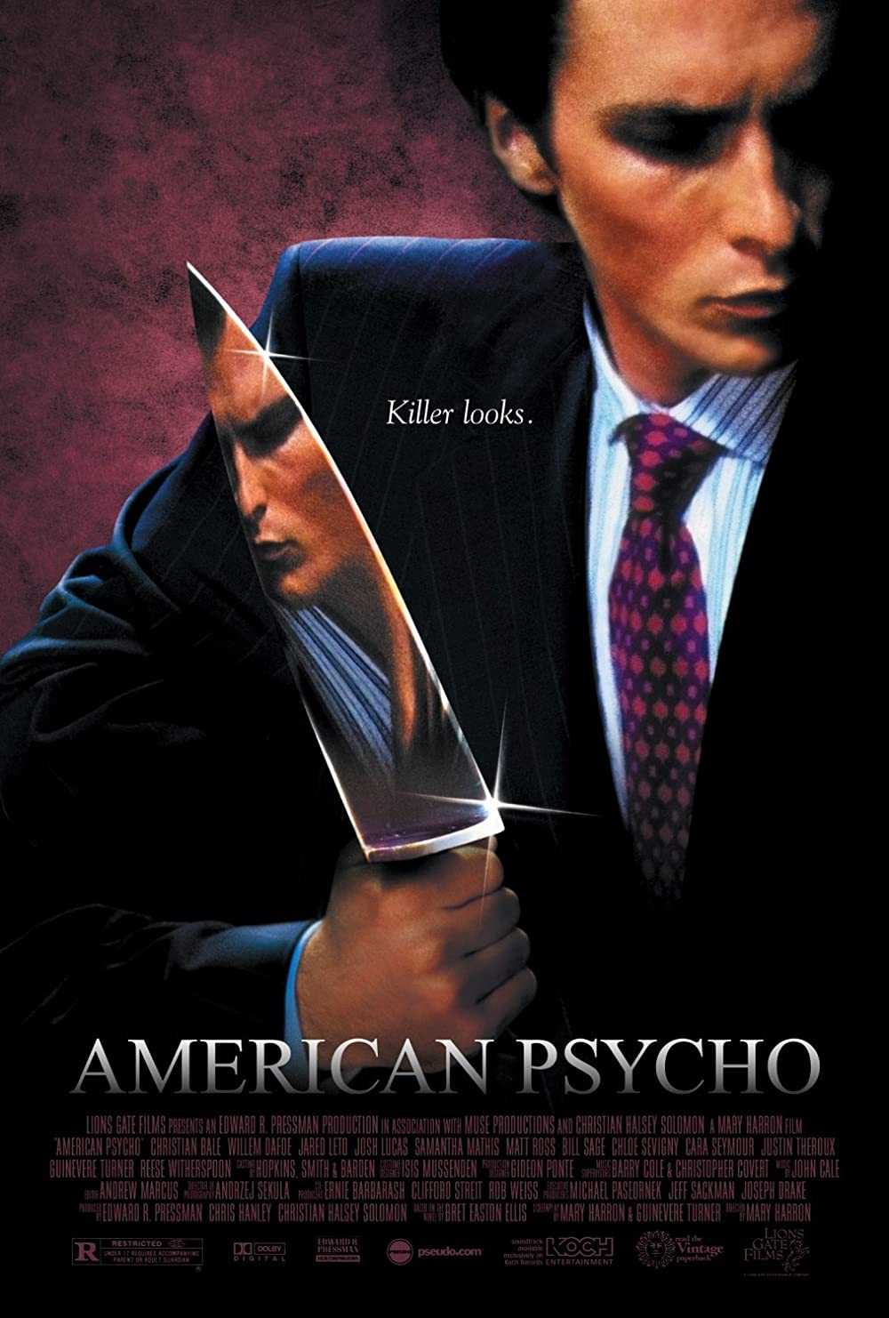 Film poster for AMERICAN PSYCHO (2000)