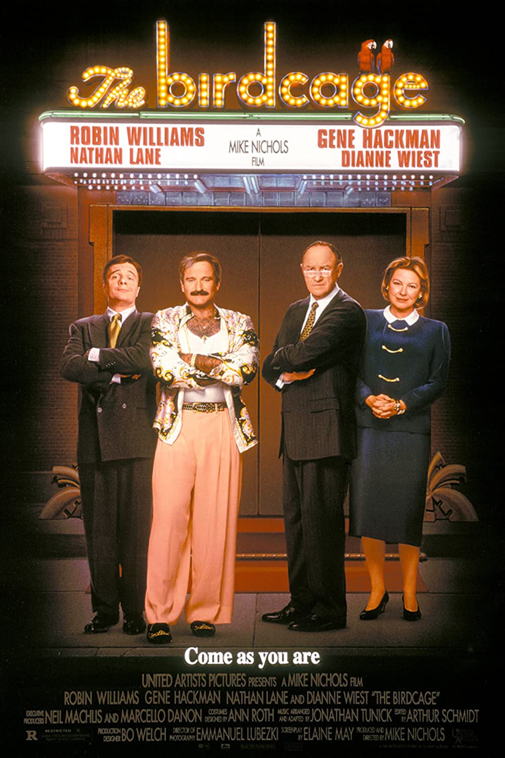 Film poster for THE BIRDCAGE (1996)