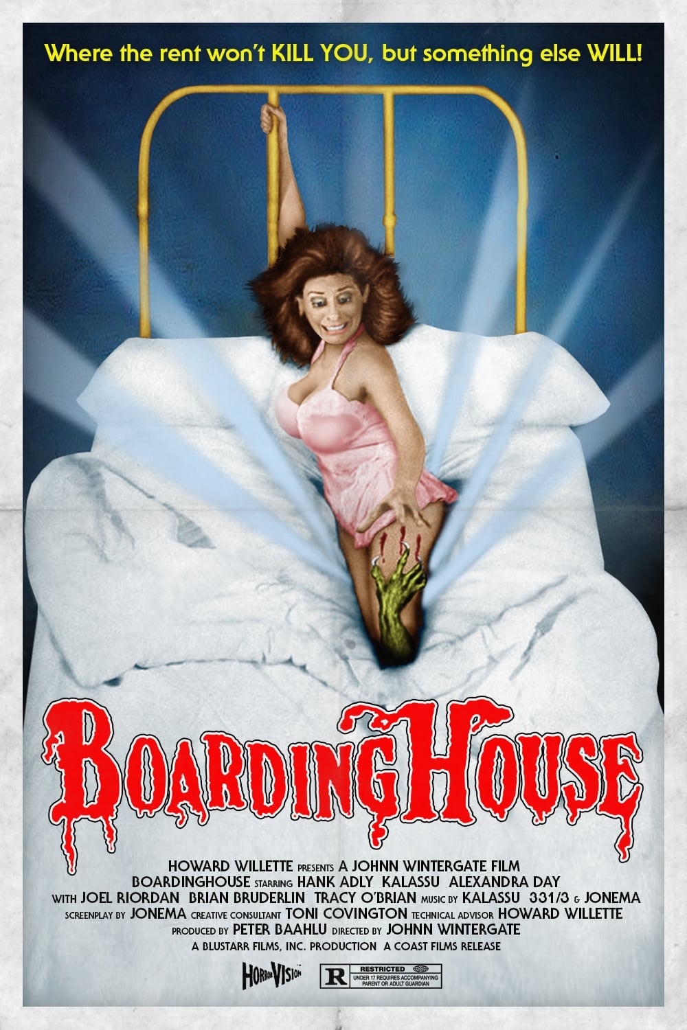 Film poster for BOARDINGHOUSE (1982)