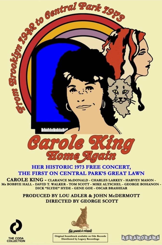 Film poster for CAROLE KING: HOME AGAIN – LIVE IN CENTRAL PARK (2023)