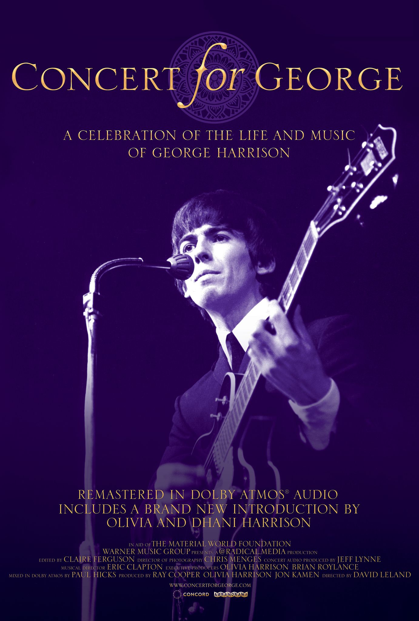 Film poster for CONCERT FOR GEORGE (2003)