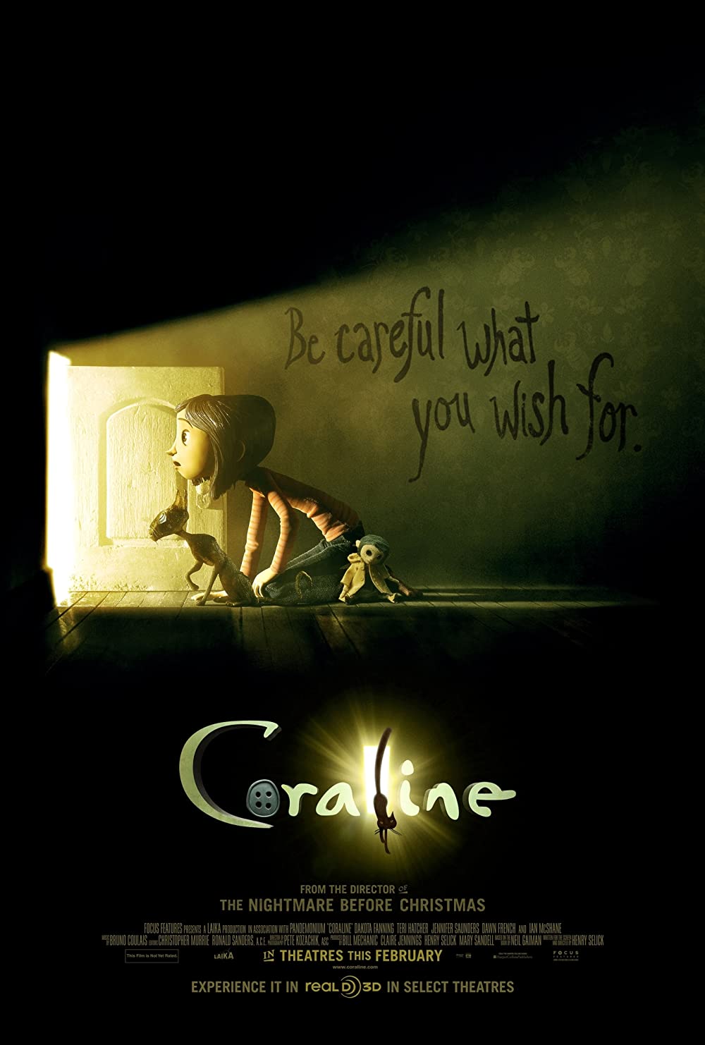 Film poster for CORALINE (2009)