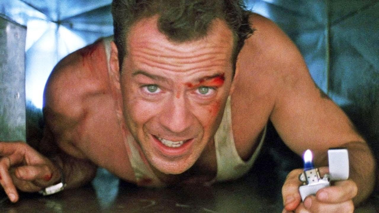 Bruce Willis in DIE HARD (1988)