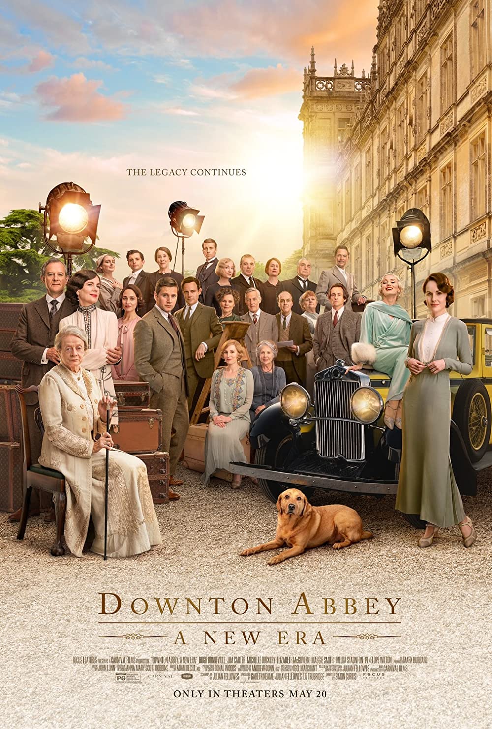 Poster for DOWNTON ABBEY: A NEW ERA (2022)