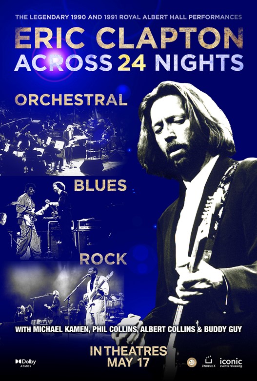 Poster for Eric Clapton: Across 24 Nights (1993/2023)