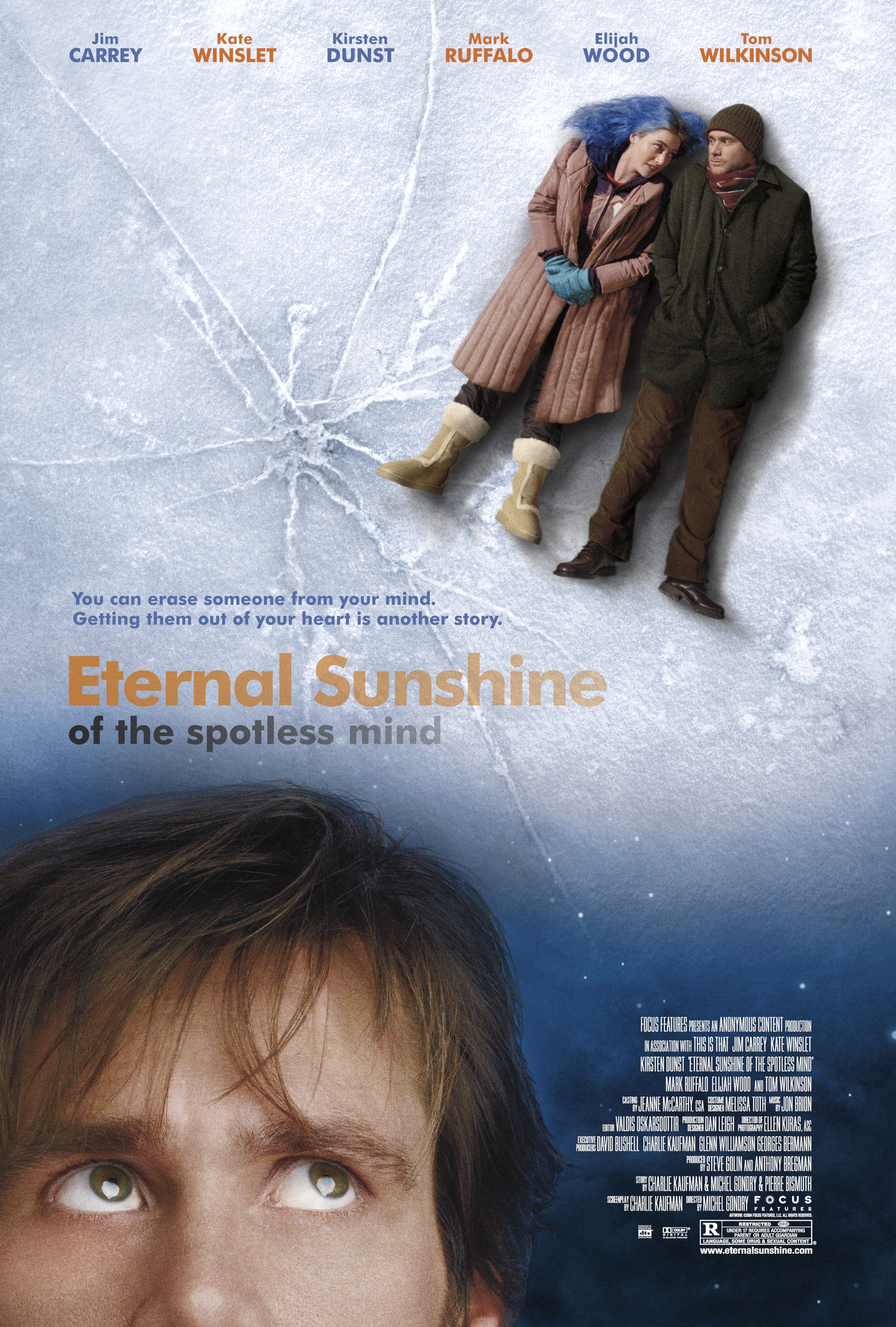 Film poster for ETERNAL SUNSHINE OF THE SPOTLESS MIND (2004)