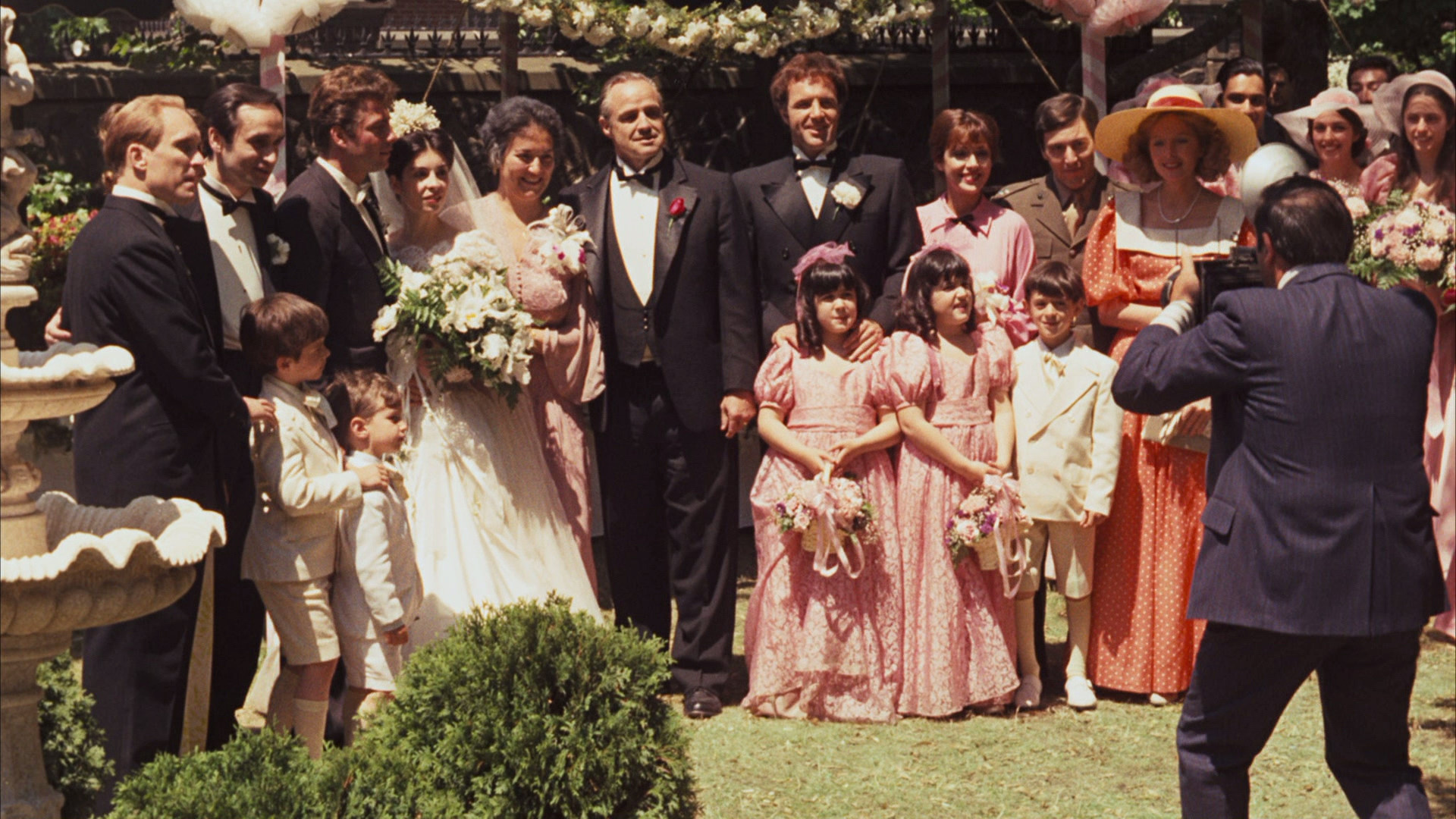 Wedding scene still from THE GODFATHER (1972)
