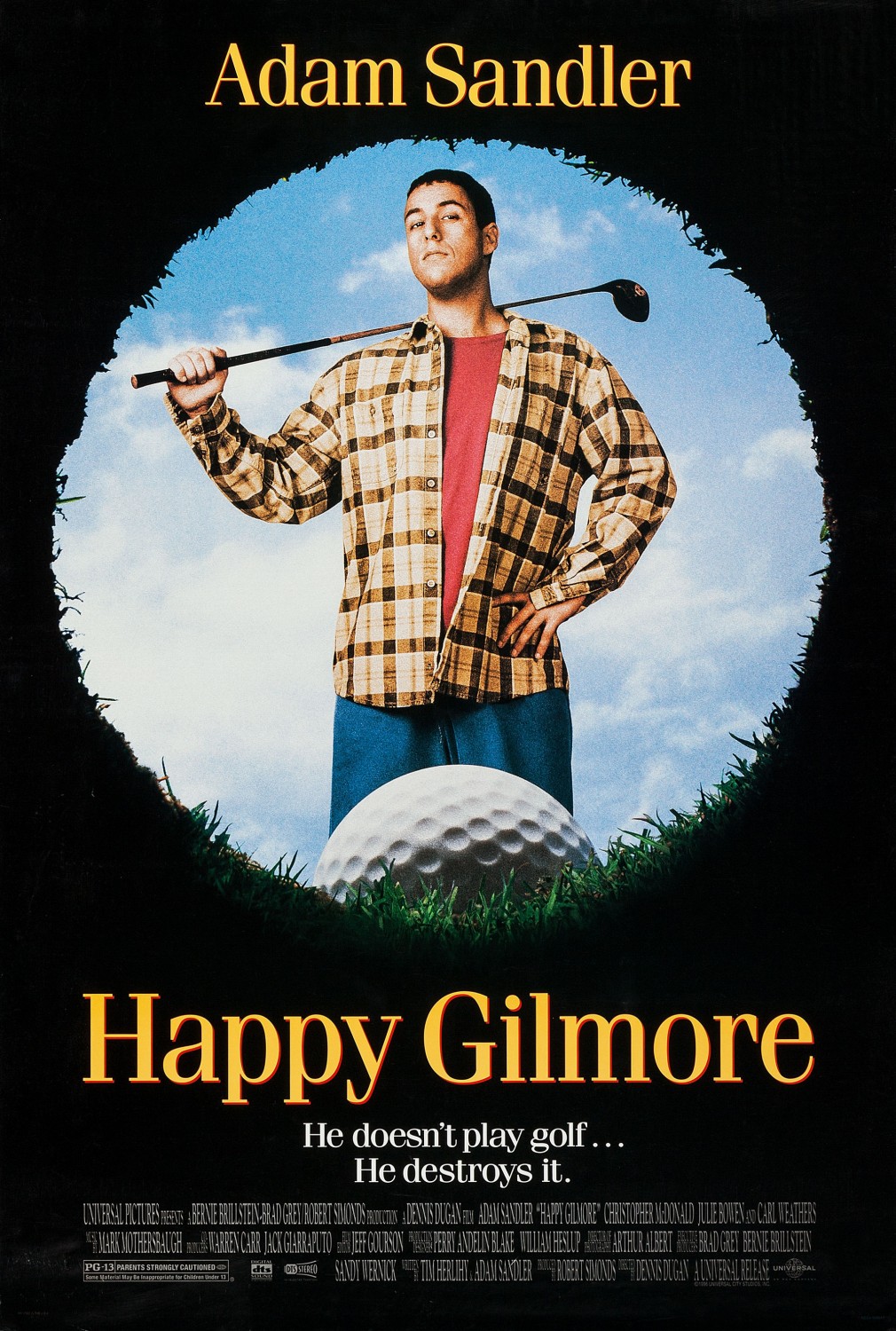 Film poster for HAPPY GILMORE (1996)