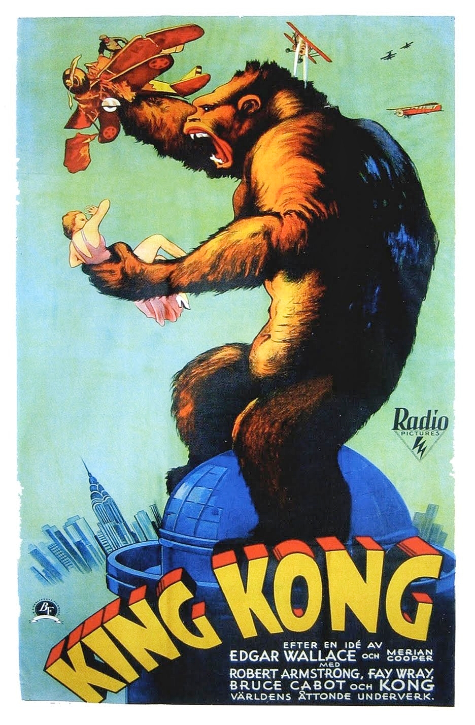 Film poster for KING KONG (1933)