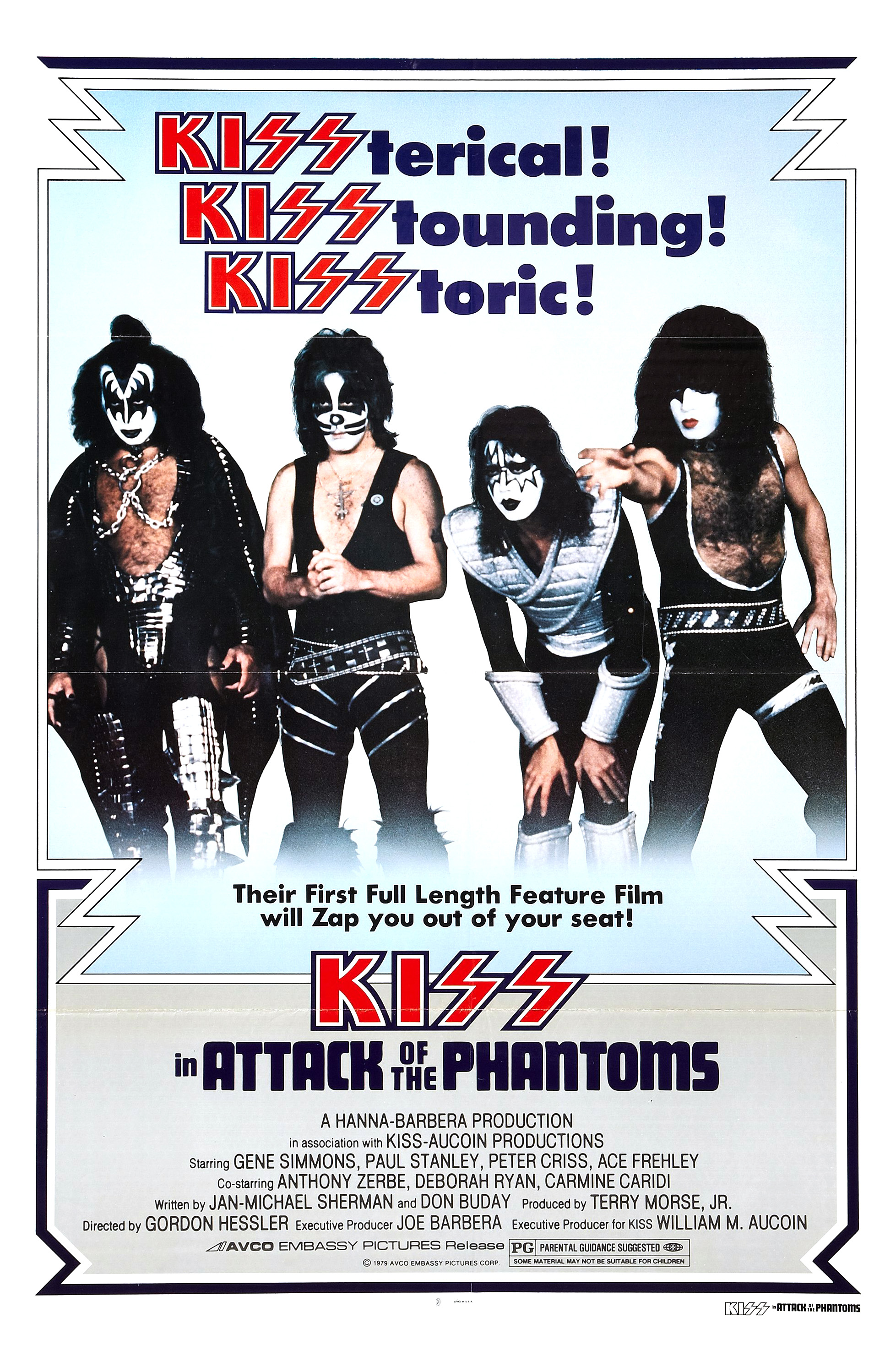 Film poster for KISS MEETS THE PHANTOM OF THE PARK (1978)