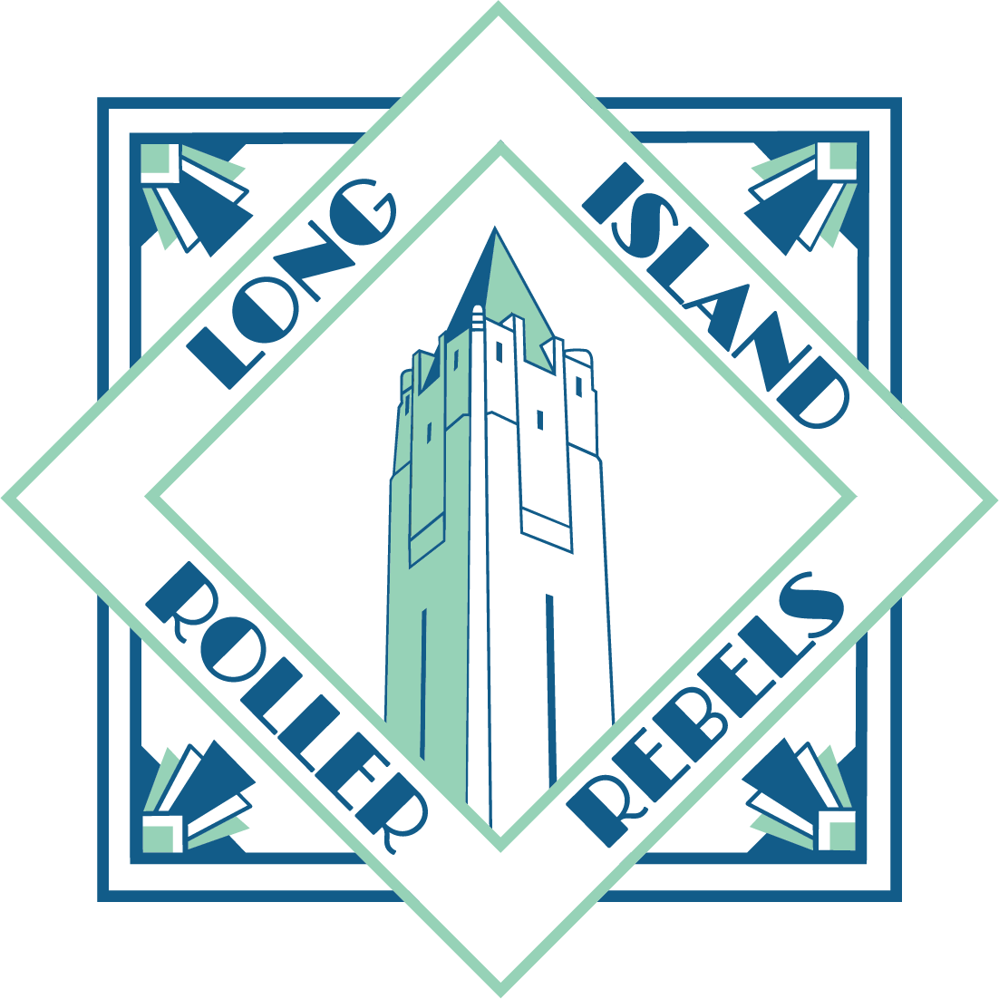 Logo for Long Island Roller Rebels