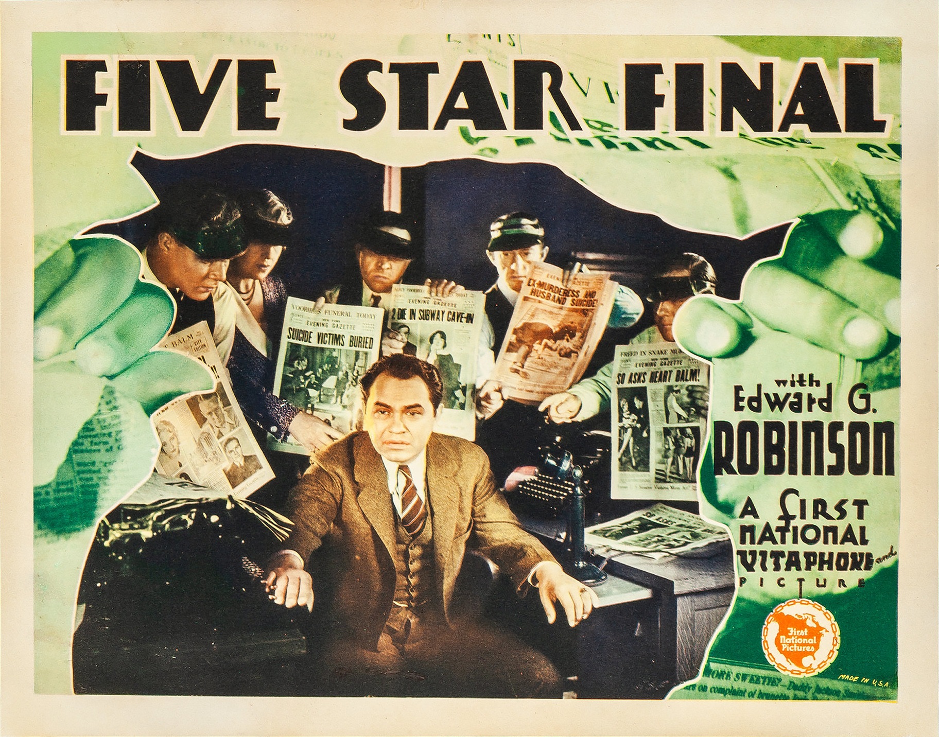 Poster for Five Star Final 1931