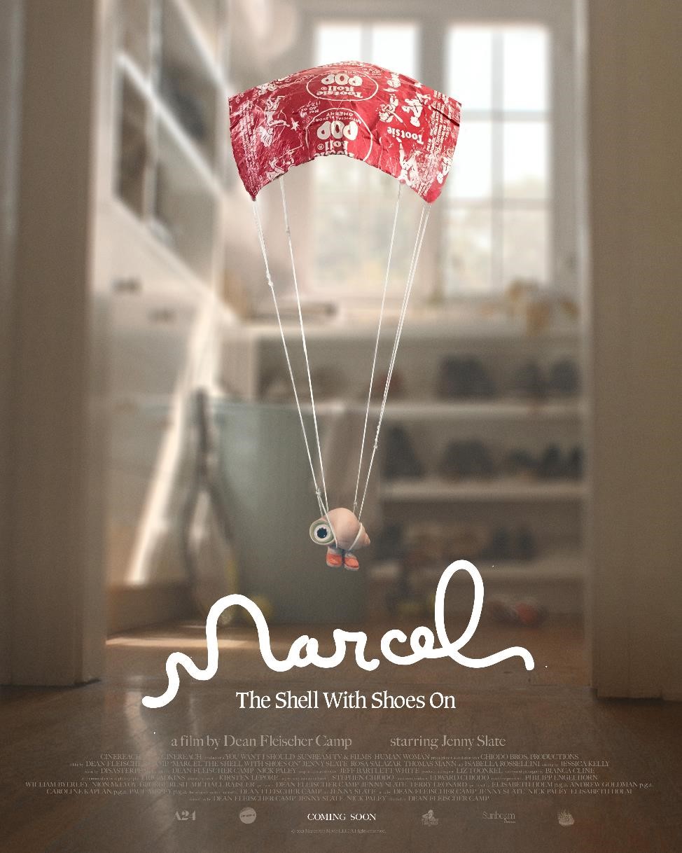Film poster for MARCEL THE SHELL WITH SHOES ON (2022)