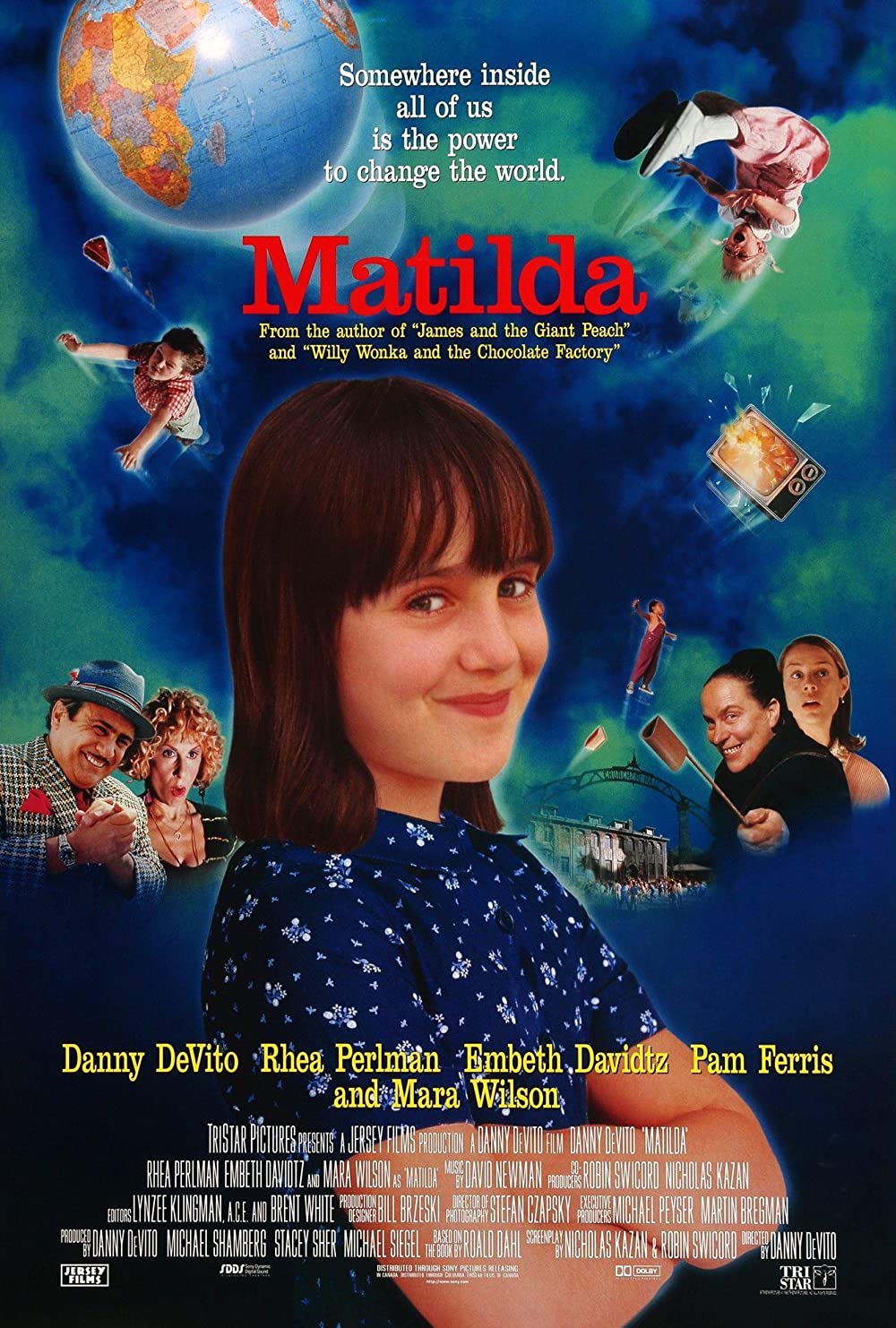 Film poster for MATILDA (1996)