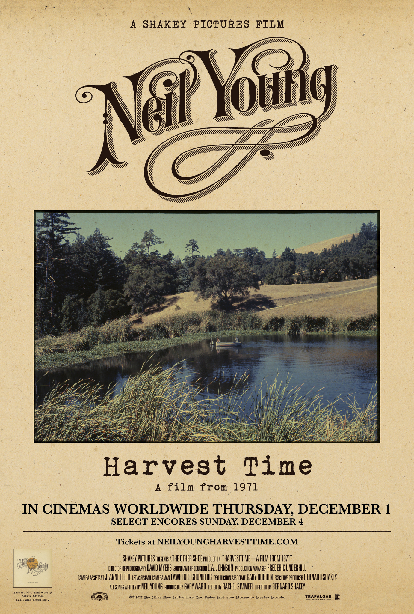 Film poster for NEIL YOUNG: HARVEST TIME (2022)