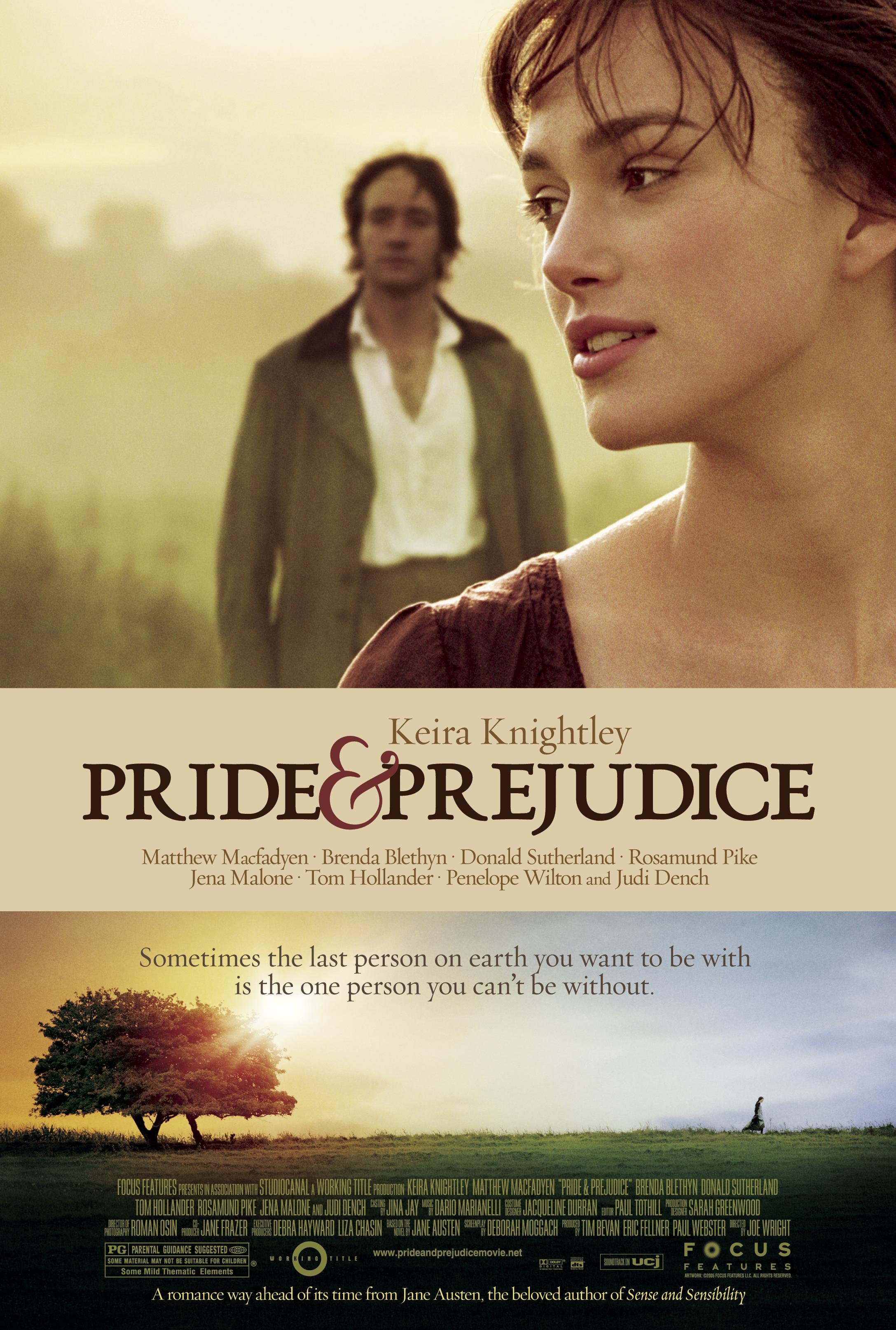 Film poster for PRIDE & PREJUDICE (2005)