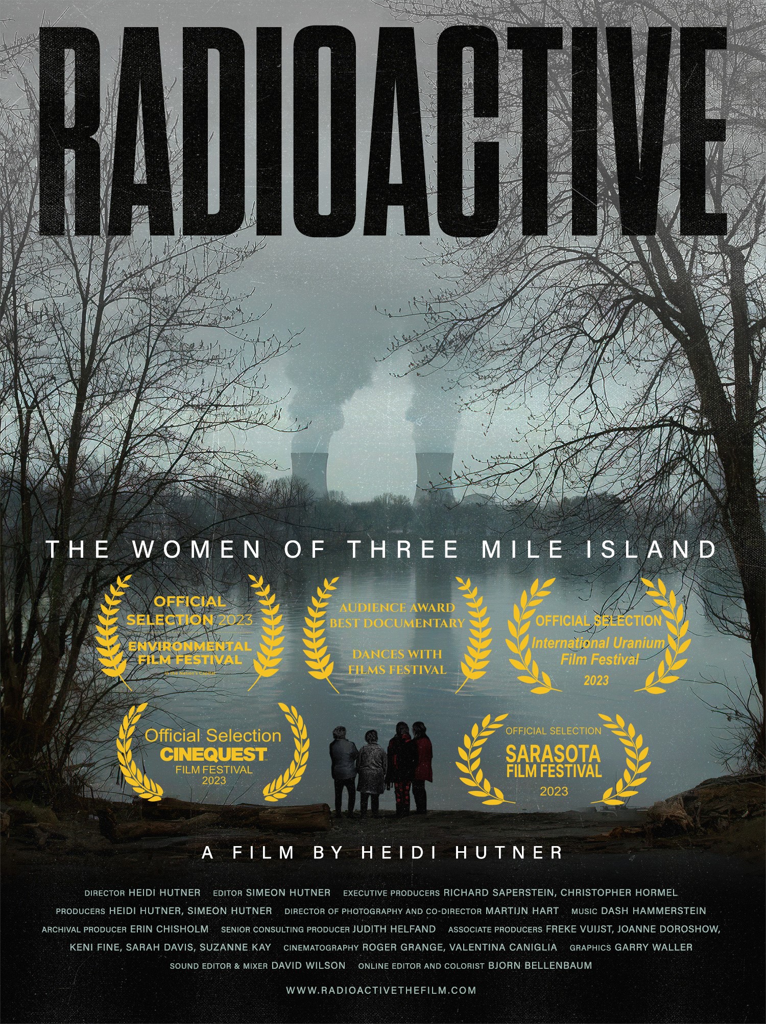 Film poster for RADIOACTIVE: THE WOMEN OF THREE MILE ISLAND (2023)