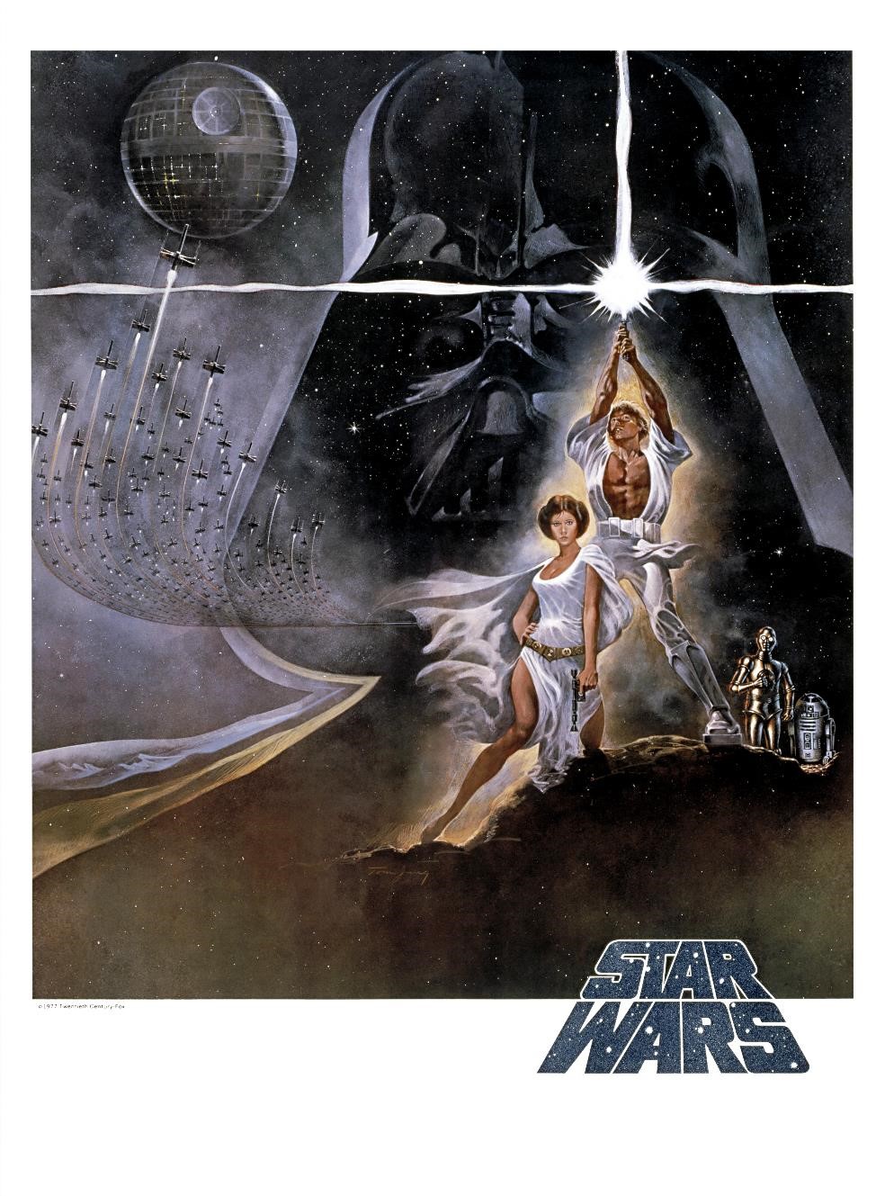 Film poster for STAR WARS: A NEW HOPE (1977)