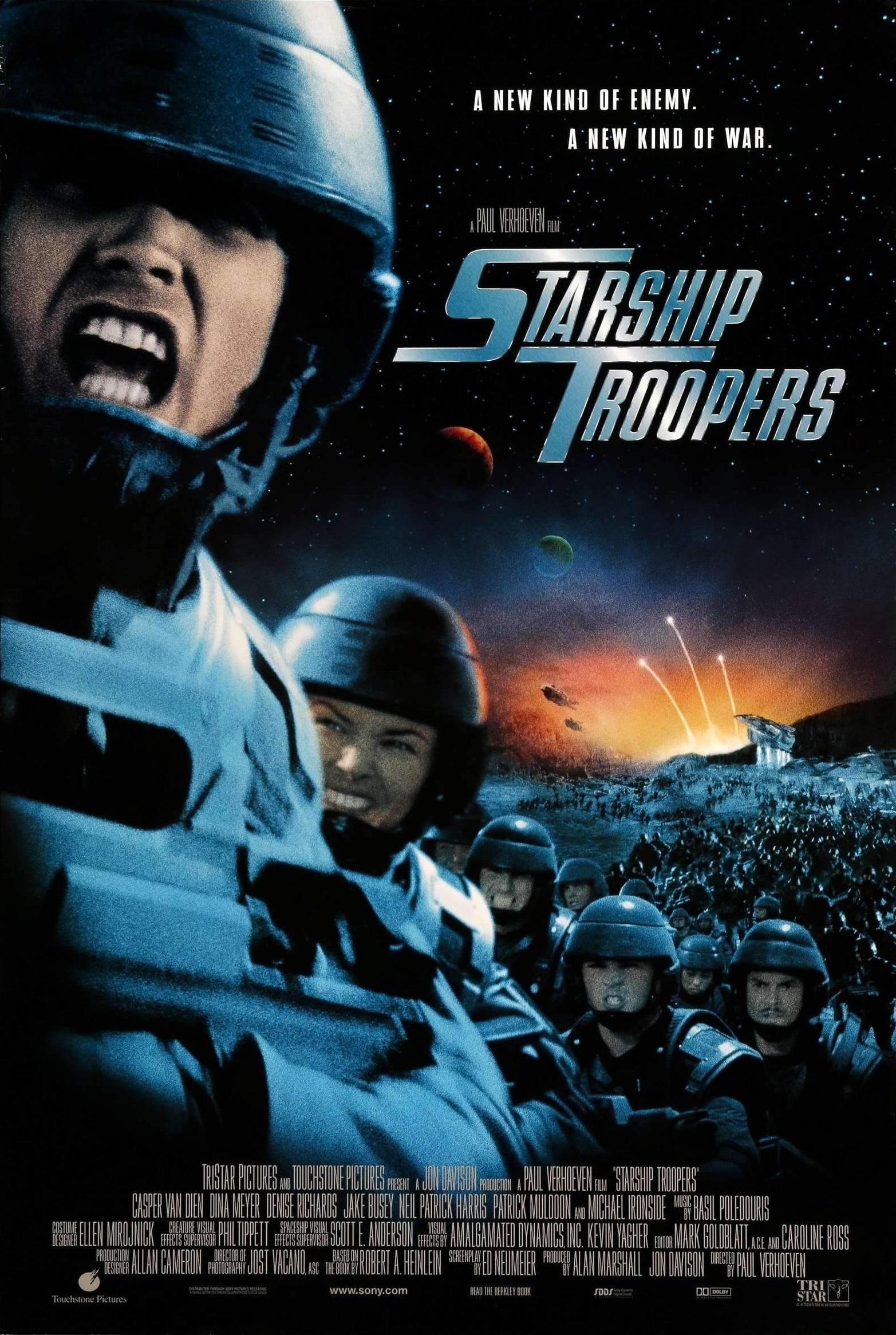 Film poster for STARSHIPTROOPERS (1997)
