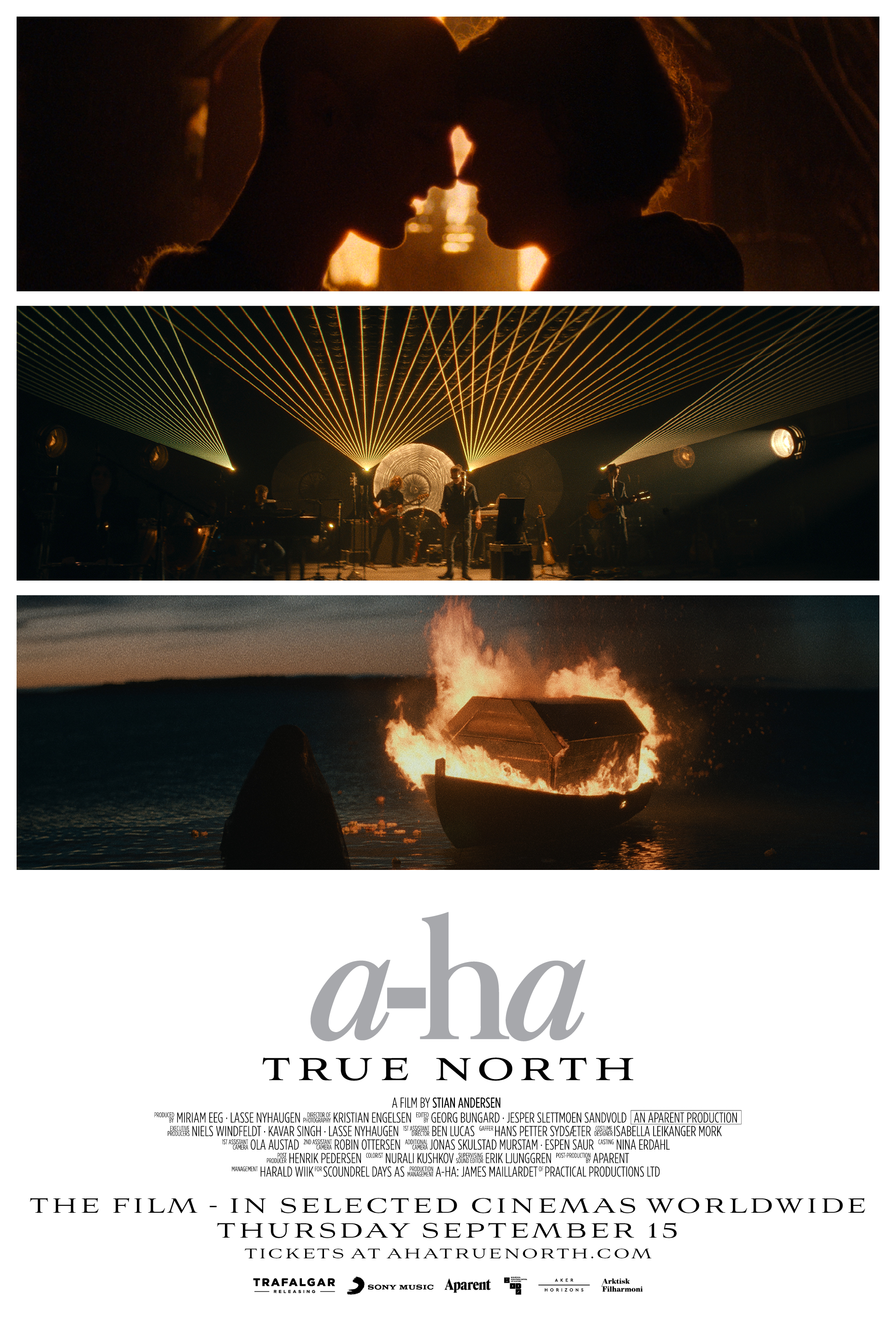 Film poster for a-ha - TRUE NORTH (2022)