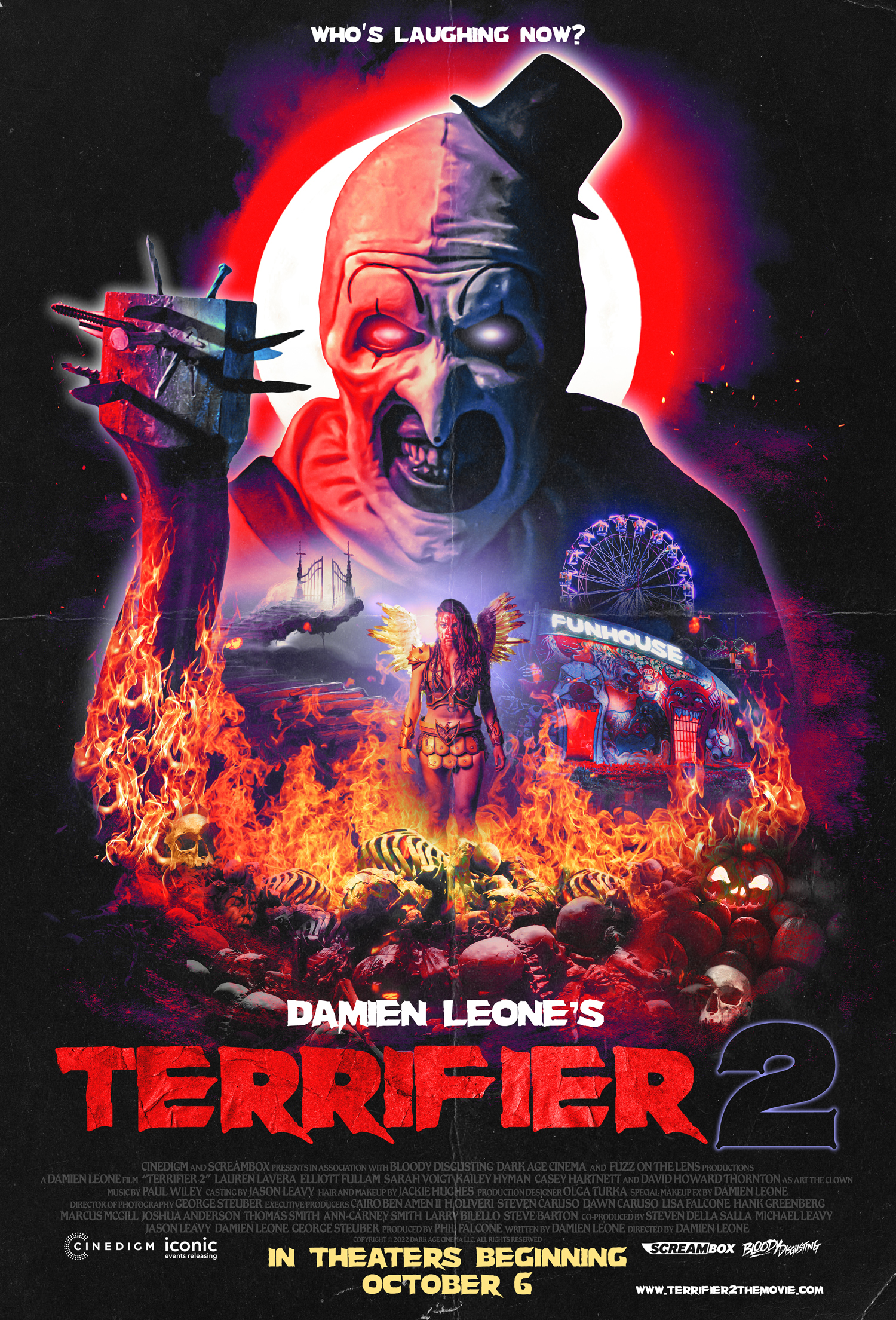Film poster for TERRIFIER 2 (2022)