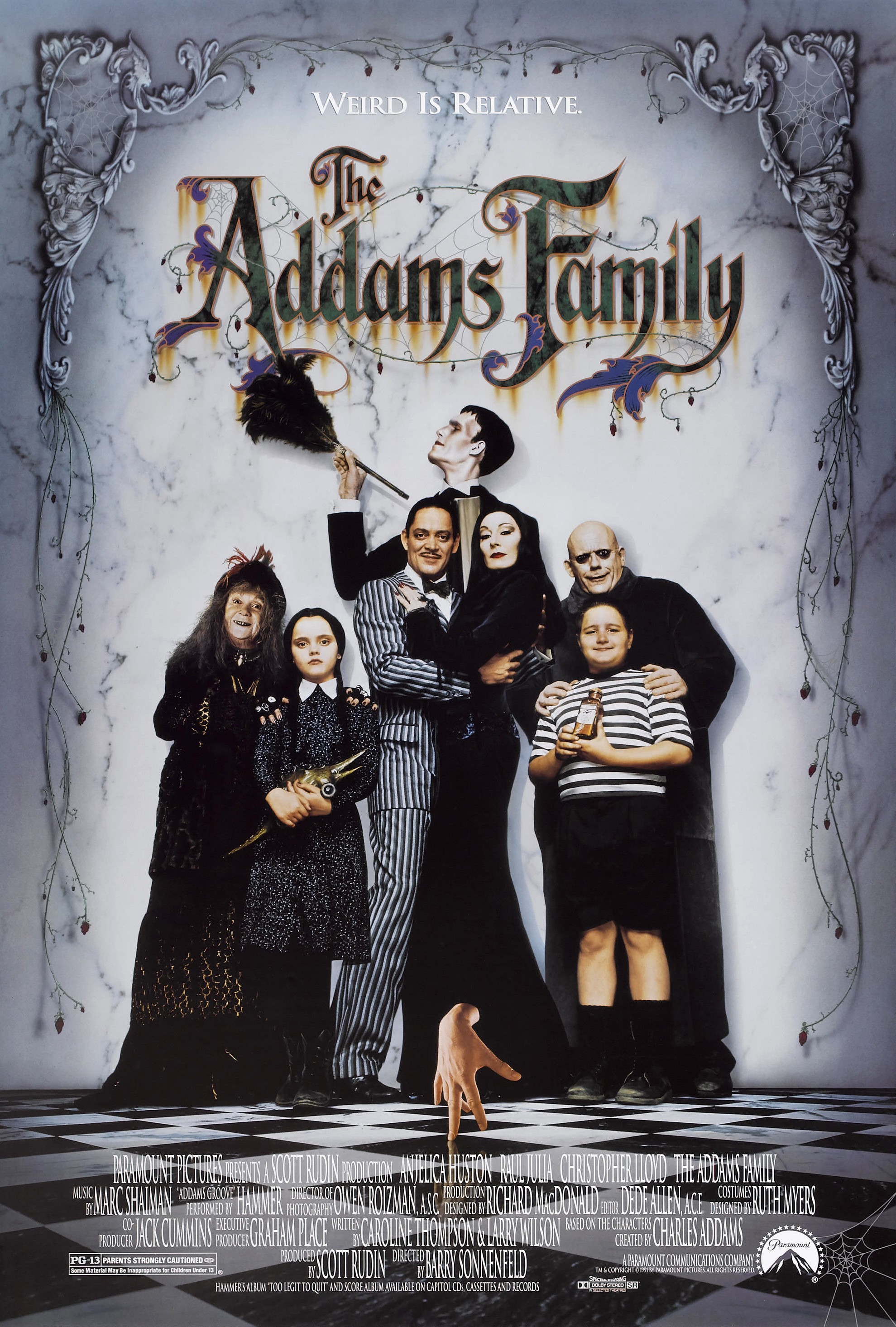 Film poster for THE ADDAMS FAMILY (1991)