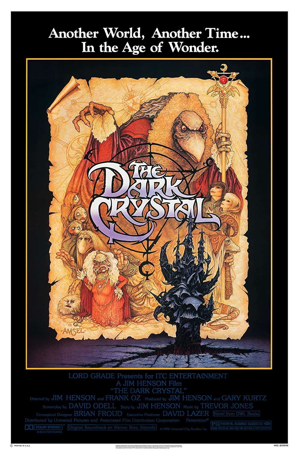 Film poster for THE DARK CRYSTAL (1982)