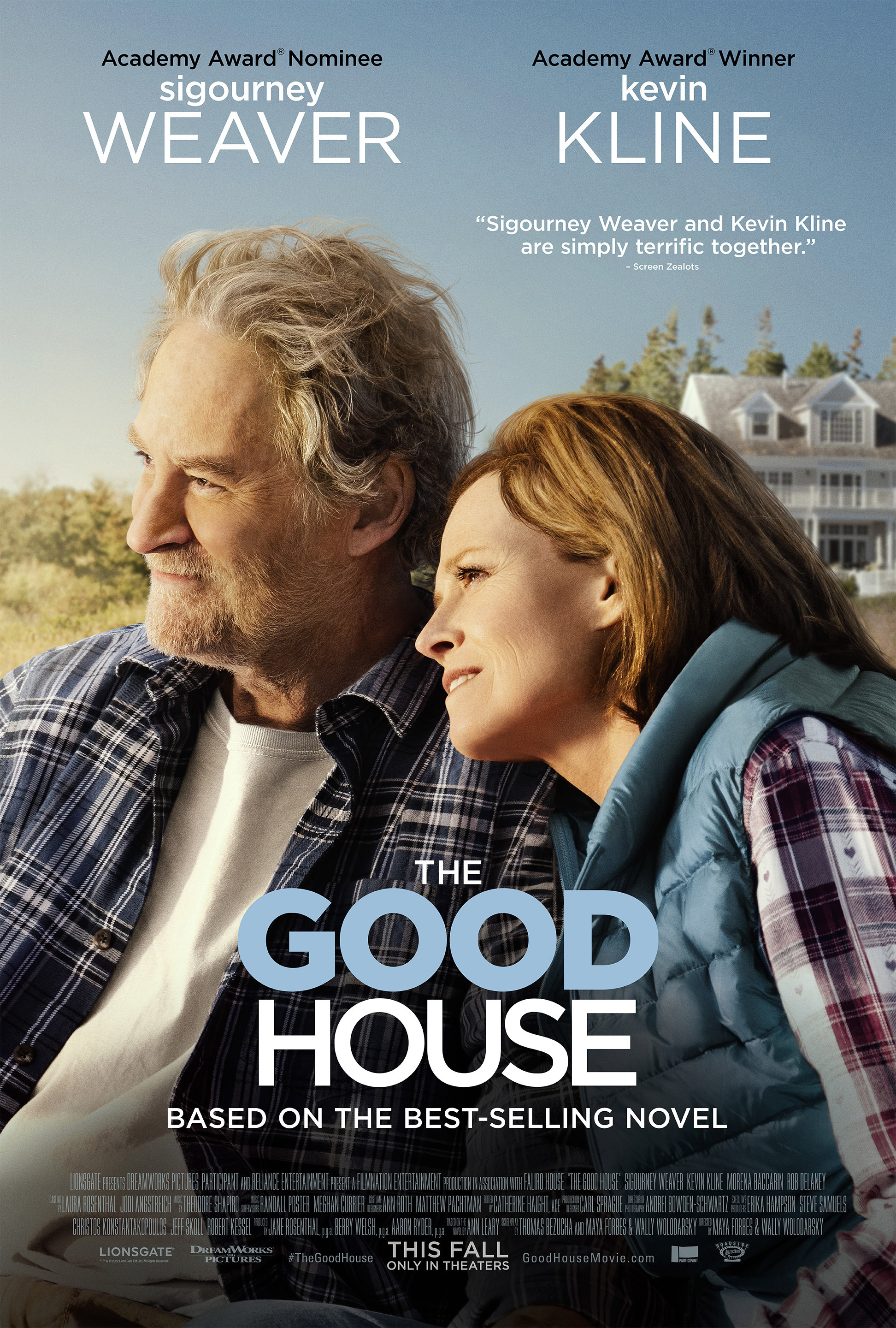 Film poster for THE GOOD HOUSE (2022)