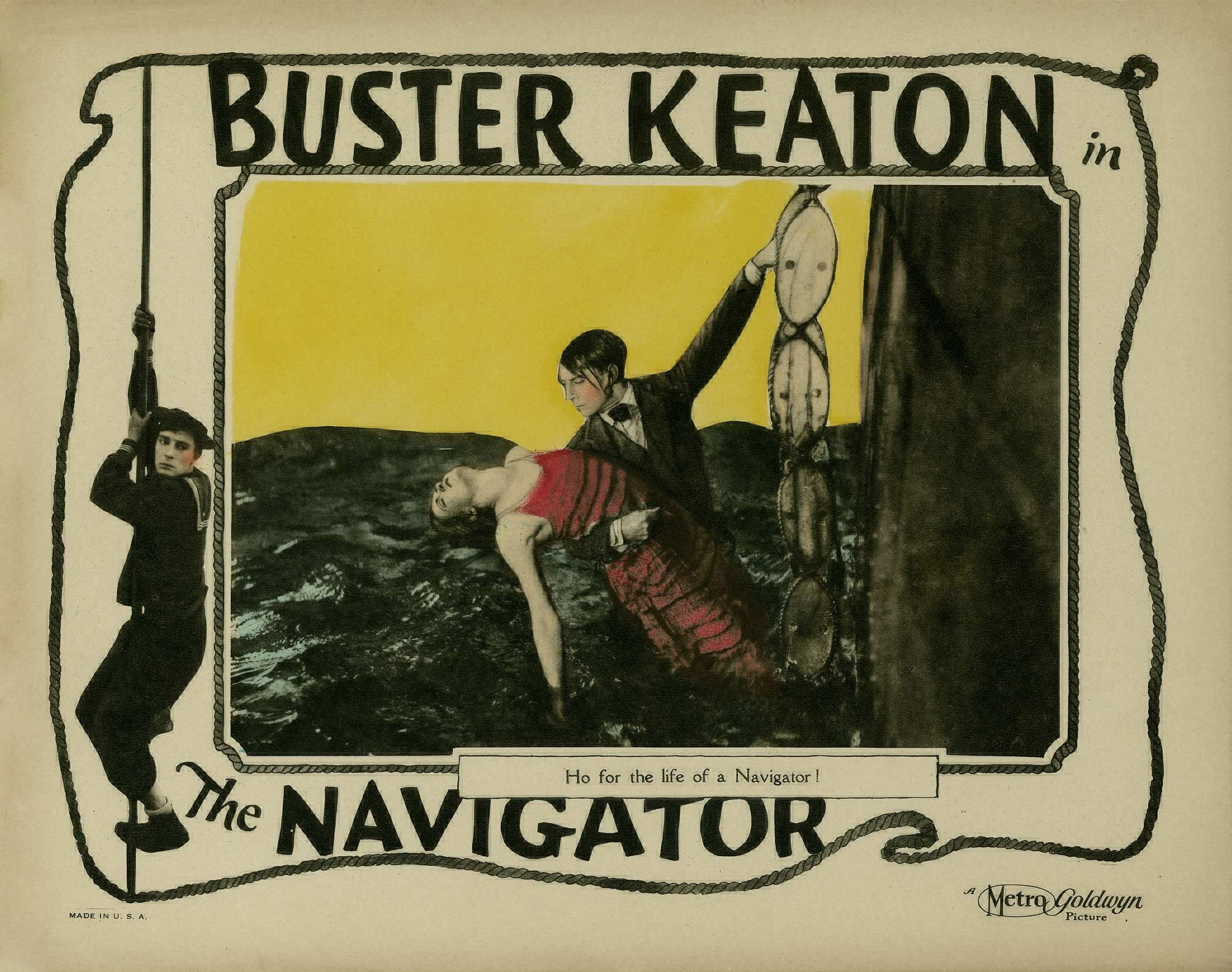 Lobby card for Buster Keaton