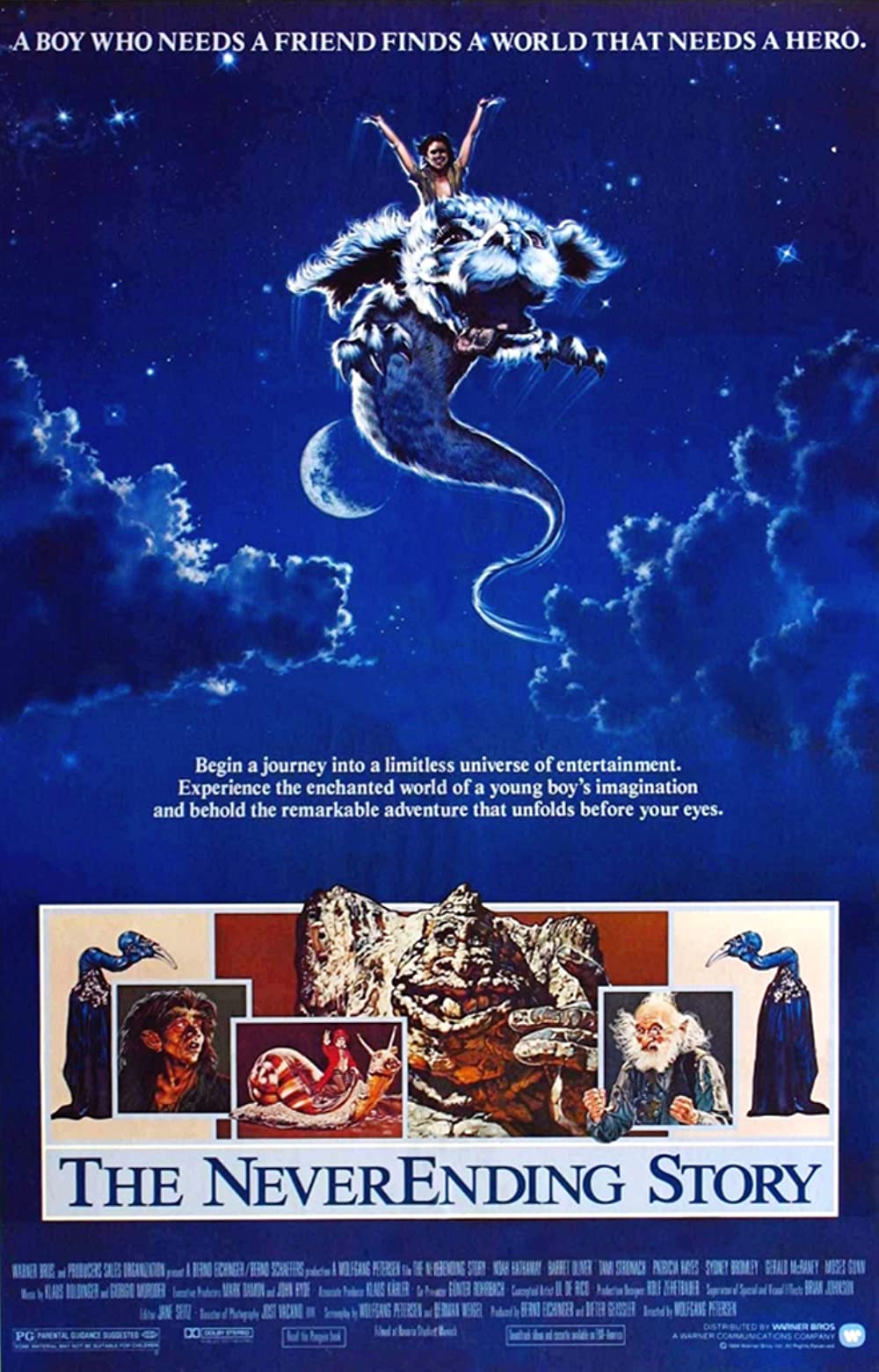 Film poster for THE NEVERENDING STORY (1984)