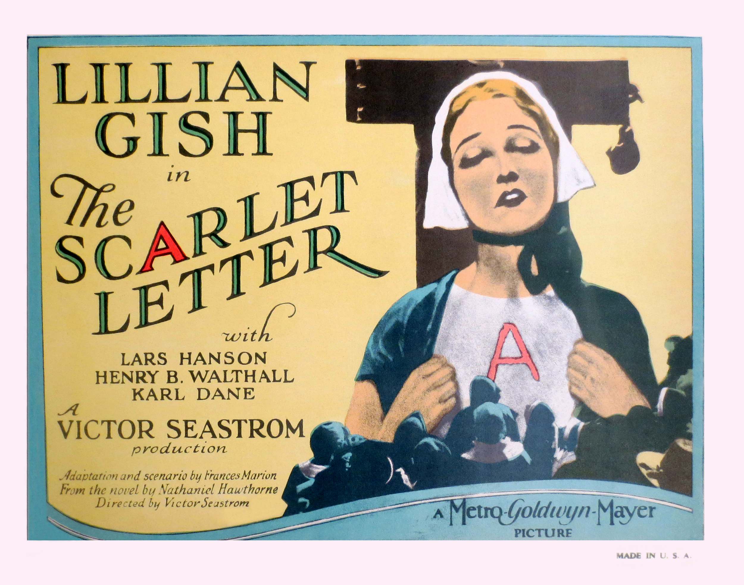 Poster for The Scarlett Letter 1926