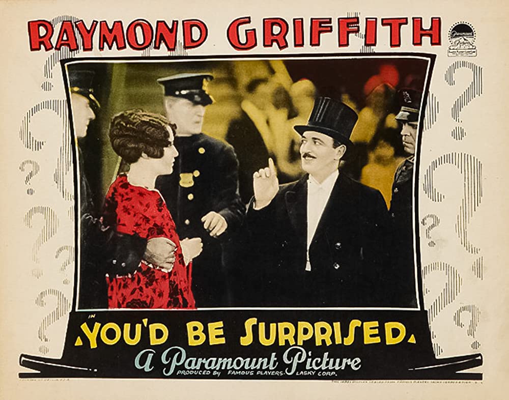 Lobby card for Raymond Griffith in YOU