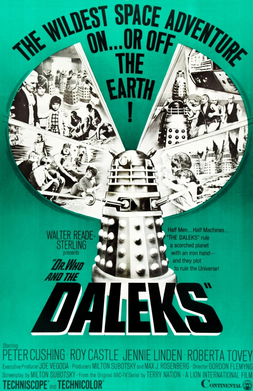 Film poster for DR. WHO AND THE DALEKS (1965)