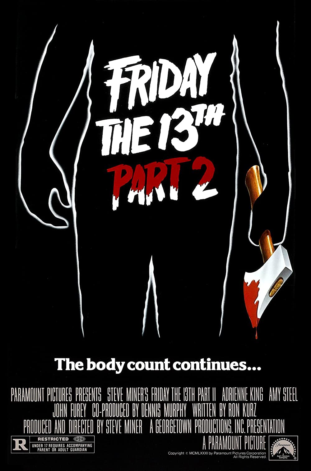 friday the 13th 2 poster
