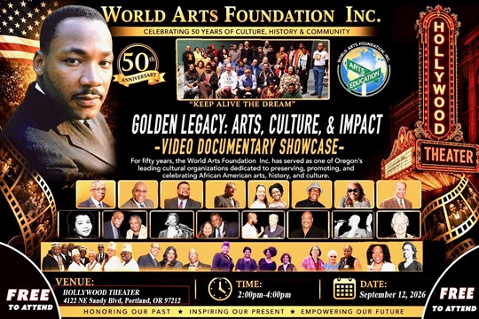 World Arts Foundation Inc. 50th Anniversary poster