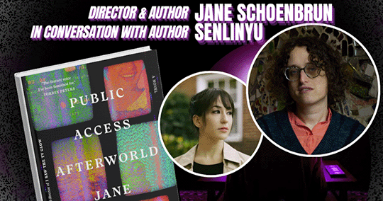 Author Talk with Jane Schoenbrun + I SAW THE TV GLOW poster